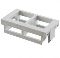 Panduit Corp - NKHF2MWH-X - MOD INSERT 1/3SIZE 2PORT WHITE