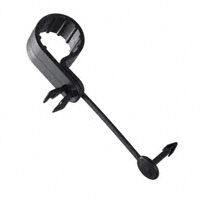 Panduit Corp - PC075-H25D-D0 - CBL CLAMP P-TYPE BLACK PUSH IN