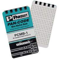 Panduit Corp - PCMB-1 - MARKER WIRE BOOK LEG 0-9 10PGS