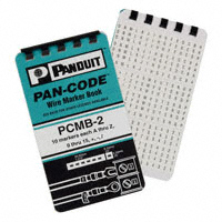 Panduit Corp - PCMB-2 - MRKR WIRE LEG A-Z 0-15+ - / 10PG