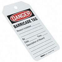 Panduit Corp - PCT-1066 - TAG 5.75"X3.25" RED/BLACK/WHITE