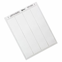Panduit Corp - PLL-15-Y2-10 - LABEL LSR POLY WHT 1.88X.25" 10K