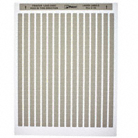 Panduit Corp - PLL-2-Y2-10 - LABEL LSR POLY WHT .38X.38"