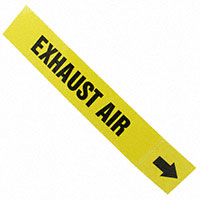 Panduit Corp - PPMA42BYD - LABEL 12"X2.5" BLACK/YELLOW