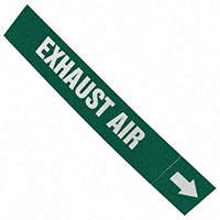 Panduit Corp - PPMA42WGD - LABEL 12"X2.5" WHITE/GREEN