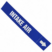 Panduit Corp - PPMA43WBLD - LABEL 12"X2.5" WHITE/BLUE