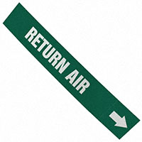 Panduit Corp - PPMA47WGD - LABEL 12"X2.5" WHITE/GREEN