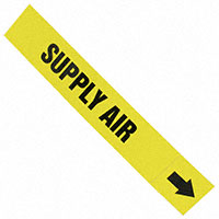 Panduit Corp - PPMA48BYD - LABEL 12"X2.5" BLACK/YELLOW