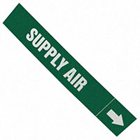 Panduit Corp - PPMA48WGD - LABEL 12"X2.5" WHITE/GREEN