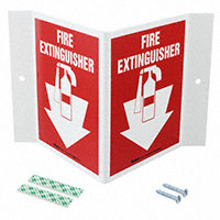 Panduit Corp - PSS3P4019 - SIGN 6"X5" RED/WHITE