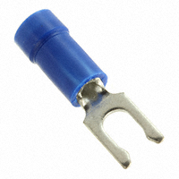 Panduit Corp - PV14-6LF-M - CONN SPADE TERM 14-16AWG #6 BLU