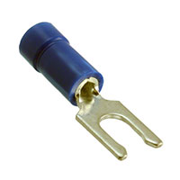 Panduit Corp - PV14-8LF-M - CONN SPADE TERM 14-16AWG #8 BLU