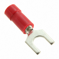 Panduit Corp - PV18-10F-MY - CONN SPADE TERM 18-22AWG #10 RED