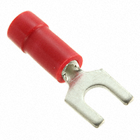 Panduit Corp - PV18-8F-MY - CONN SPADE TERM 18-22AWG #8 RED