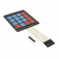 Parallax Inc. - 27899 - SWITCH KEYPAD 16 KEY NON-ILLUM