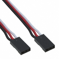 Parallax Inc. - 800-00360 - 3-WIRE EXT.,22AWG,F/F,36""