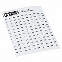 Phoenix Contact - 0804374:0051 - MARKER CARD PRINTED HORIZONTALLY