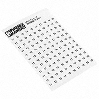 Phoenix Contact - 0804374:0011 - MARKER CARD FOR 120 TERM BLOCKS