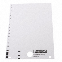 Phoenix Contact - 0828795 - LABEL ID/RATINGS 0.79"X0.35" WHT