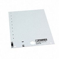 Phoenix Contact - 0828799 - PLASTIC LABEL CARD WHITE UNLABEL