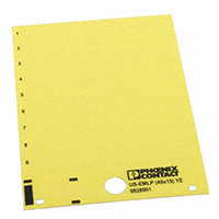 Phoenix Contact - 0828901 - LABEL CARD YELLOW