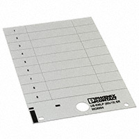 Phoenix Contact - 0828904 - PLASTIC LABEL CARD SILVER