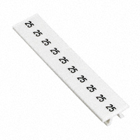 Phoenix Contact - 1050033:0025 - ZACK MARKER STRIP LABEL HORIZON