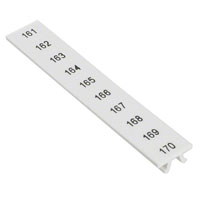 Phoenix Contact - 1051029:0161 - ZACK STRIP 10-SECTION WHITE
