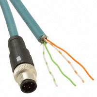 Phoenix Contact - 1408727 - NTWRK CBL 4POS 5M M12-OPN CDE D