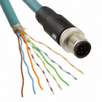 Phoenix Contact - 1408744 - NTWRK CB 8POS 10M M12-OPN CDE A