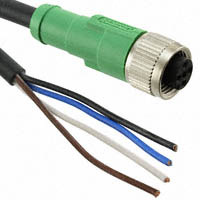 Phoenix Contact - 1509500 - CBL 4POS M12 SOCKET-WIRE 10M