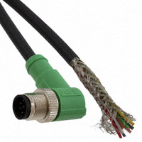 Phoenix Contact - 1522833 - CBL 8POS M12 R/A PLUG-WIRE 5M