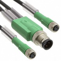 Phoenix Contact - 1671331 - CBL 3POS M12 PLUG-2 M8 SKT 0.3M