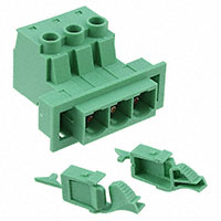 Phoenix Contact - 1703386 - TERM BLK HDR 3POS 2PC SNAP GREEN