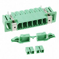 Phoenix Contact - 1716108 - TERM BLK HDR 6POS 2PC SNAP GREEN