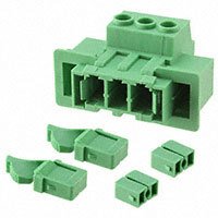 Phoenix Contact - 1716519 - TERM BLK HDR 3POS 2PC SNAP GREEN