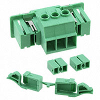Phoenix Contact - 1716629 - TERM BLK HDR 3POS 2PC SNAP GREEN