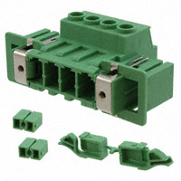 Phoenix Contact - 1716632 - TERM BLK HDR 4POS 2PC SNAP GREEN