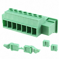 Phoenix Contact - 1716658 - TERM BLK HDR 6POS 2PC SNAP GREEN