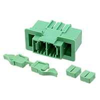 Phoenix Contact - 1727582 - TERM BLK HDR 2POS 2PC SNAP GREEN