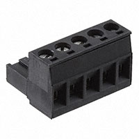 Phoenix Contact - 1758814 - TERM BLOCK PLUG 5POS STR 5.08MM