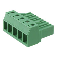 Phoenix Contact - 1804933 - TERM BLOCK PLUG 5POS STR 7.62MM