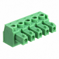 Phoenix Contact - 1900808 - TERM BLOCK PLUG 5POS STR 5.08MM