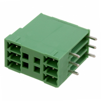 Phoenix Contact - 1843088 - TERM BLOCK HDR 6POS 90DEG 3.81MM