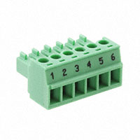 Phoenix Contact - 1848818 - TERM BLOCK PLUG 6POS STR 3.81MM