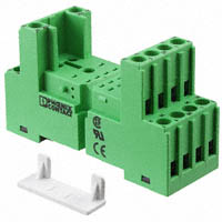 Phoenix Contact - 2833563 - RELAY SKT DPDT OR 4PDT DIN RAIL
