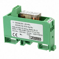 Phoenix Contact - 2941455 - RELAY GEN PURPOSE DPDT 5A 120V