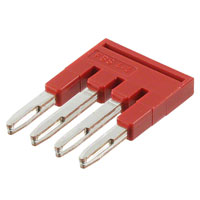 Phoenix Contact - 3030132 - PLUG-IN BRIDGE TERM CNTR 4PS RED