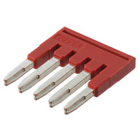 Phoenix Contact - 3030145 - PLUG-IN BRIDGE TERM CNTR 5PS RED