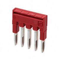 Phoenix Contact - 3213043 - JUMPER 5POS RED